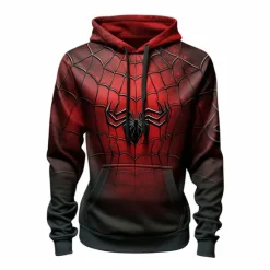 Sale OUKU Men's Graphic Spiders Spider web Hoodie Hoodies Sweatshirt Fashion Daily Long Sleeve Hooded Vacation Sports Outdoor Holiday #1 #2 Print Front Pocket Spring & Fall Designer