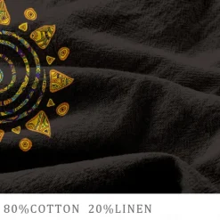 Best OUKU Men's Graphic Sun Shorts Summer Shorts Casual Shorts Mid Waist Streetwear Designer Ethnic Style Casual Daily Holiday Pocket Drawstring Elastic Waist Designer Clothing Apparel