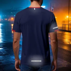 Hot OUKU Men's Gym Shirt Athletic Shirts Crew Neck Short Sleeves Casual Daily Gym Quick dry Breathable Solid Color Black White Activewear Polyester Sport Outdoor