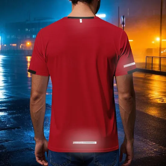 Hot OUKU Men's Gym Shirt Athletic Shirts Crew Neck Short Sleeves Casual Daily Gym Quick dry Breathable Solid Color Black White Activewear Polyester Sport Outdoor