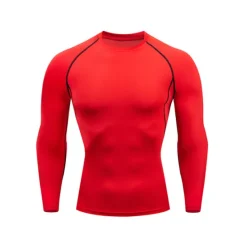 Sale OUKU Men's Gym Shirt Sports T-Shirt Crew Neck Long Sleeve Sports & Outdoor Fitness Gym Soft Plain Black White Activewear Fashion Sport
