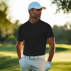 OUKU Men's Henley Shirt Short Sleeve Shirt Tee Top Short Sleeve Henley Summer Solid Color Daily Casual Street Style Buttons Outdoor Street Causal Black White Top Tee for Men