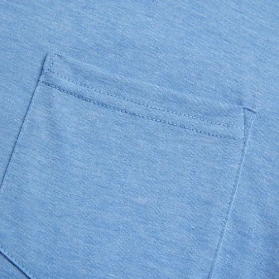 Clearance OUKU Men's Henley Shirt Tee Top Plain Henley Street Vacation Short Sleeve Button Pocket Clothing Apparel Fashion Designer Basic