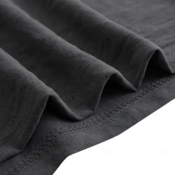 OUKU Men's Henley Shirt Tee Top Short Sleeves Plain Fashion Designer Basic Buttons V Neck V Neck Vacation Street Going out Summer Black White Light Blue Henley T-Shirt