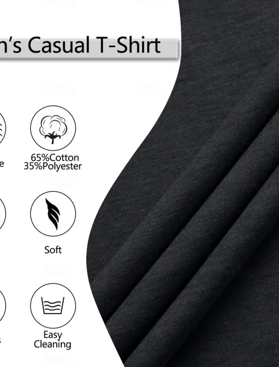 Outlet OUKU Men's Henley Shirt Tee Top Long Sleeve Shirt Plain Henley Street Vacation Long Sleeve Vintage Style Clothing Apparel Fashion Designer Basic