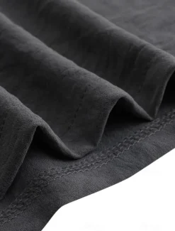 Discount OUKU Men's Henley Shirt Tee Top Plain Henley Street Vacation Short Sleeve Button-Down Clothing Apparel Designer Basic Modern Contemporary