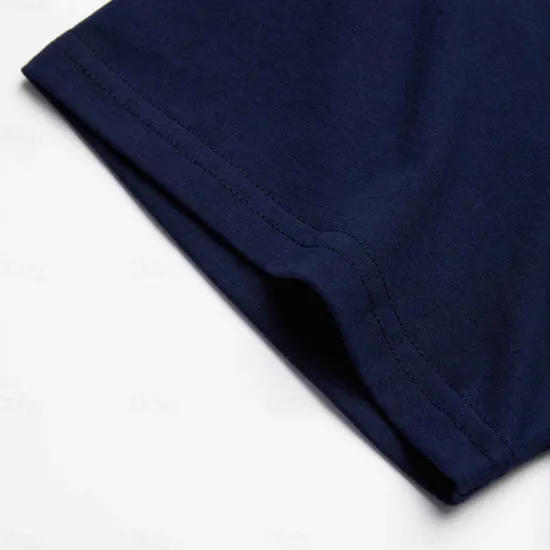 New OUKU Men's Henley Shirt Tee Top Plain Henley Street Vacation Short Sleeves Pocket Vintage Style Clothing Apparel Fashion Designer Basic