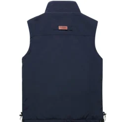 Discount OUKU Men's Hiking Fleece Vest Sleeveless Vest / Gilet Top Outdoor Thermal Warm Windproof Comfort Breathable Winter Summer Sporty Zipper Velvet Polyester Black Army Green Khaki Hunting Fishing Beach