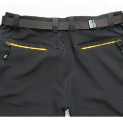 OUKU Men's Hiking Pants Trousers Work Pants Summer Outdoor Windproof Breathable Water Resistant Quick Dry Pants / Trousers Bottoms Black Dark Grey Hunting Fishing Climbing L XL 2XL 3XL 4XL / Zipper Pocket