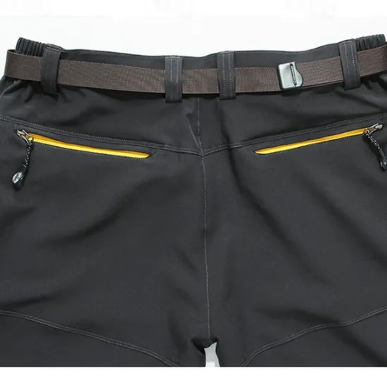 OUKU Men's Hiking Pants Trousers Work Pants Summer Outdoor Windproof Breathable Water Resistant Quick Dry Pants / Trousers Bottoms Black Dark Grey Hunting Fishing Climbing L XL 2XL 3XL 4XL / Zipper Pocket