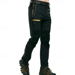 OUKU Men's Hiking Pants Trousers Work Pants Summer Outdoor Windproof Breathable Water Resistant Quick Dry Pants / Trousers Bottoms Black Dark Grey Hunting Fishing Climbing L XL 2XL 3XL 4XL / Zipper Pocket