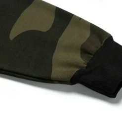 Outlet OUKU Men's Hoodie Army Green Coffee Hooded Color Block Camouflage Patchwork Pocket Sports & Outdoor Daily Holiday Streetwear Basic Casual Spring & Fall Clothing Apparel Hoodies Sweatshirts