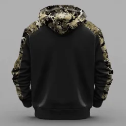 Hot OUKU Men's Hoodie Black Brown Green Hooded Camouflage Camo / Camouflage 3D Print Cool Fall Winter Clothing Apparel Hoodies Sweatshirts