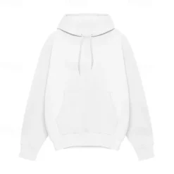Best OUKU Men's Hoodie Black White Pink Light Grey Dark Gray Hooded Plain Pocket Sports & Outdoor Daily Holiday Streetwear Basic Casual Spring & Fall Clothing Apparel Hoodies Sweatshirts