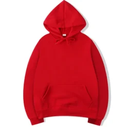 Best OUKU Men's Hoodie Hooded Sports & Outdoor Daily Holiday Pocket Plain Wine Red Black White Polyester Activewear Streetwear Sport Spring & Fall