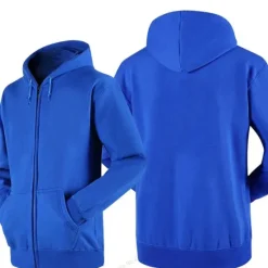 OUKU Men's Hoodie Jacket Full Zip Hoodie Solid Color Sport Athleisure Top Long Sleeve Breathable Soft Comfortable Everyday Use Outdoor Casual Athleisure Daily Activewear