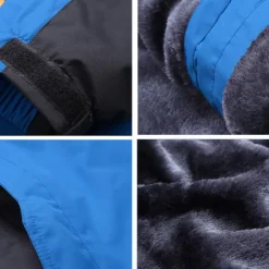 Clearance OUKU Men's Hoodie Jacket Ski Jacket Hiking Fleece Jacket Winter Outdoor Thermal Warm Fleece Lining Waterproof Windproof Outerwear Windbreaker Softshell Jacket Coat Skiing Ski Snowboard Fishing Black