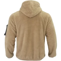 Online OUKU Men's Hoodie Outerwear Fleece Hoodie Black Navy Blue Khaki Dark Gray Hooded Plain Sports & Outdoor Daily Holiday Streetwear Cool Casual Fall & Winter Clothing Apparel Hoodies Sweatshirts