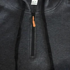 Clearance OUKU Men's Hoodie Quarter Zip Hoodie Black Navy Blue Khaki Light Grey Dark Gray Hooded Plain Pocket Sports & Outdoor Daily Holiday Polyester Streetwear Basic Casual Spring & Fall Clothing Apparel Hoodies