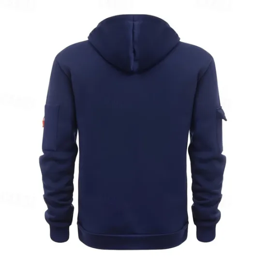 Best OUKU Men's Hoodie Quarter Zip Hoodie Black Wine Navy Blue Blue Brown Hooded Plain Pocket Sports & Outdoor Daily Holiday Polyester Streetwear Basic Casual Spring & Fall Clothing Apparel Hoodies