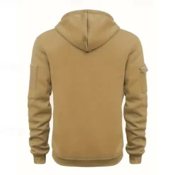 Best OUKU Men's Hoodie Quarter Zip Hoodie Black Wine Navy Blue Blue Brown Hooded Plain Pocket Sports & Outdoor Daily Holiday Polyester Streetwear Basic Casual Spring & Fall Clothing Apparel Hoodies