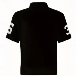 New OUKU Men's Horse Text / Number Zip Polo Short Sleeve Turndown Sporty Casual / Sporty Sports & Outdoor Athleisure Casual Daily 3D Print Summer Black Red Green