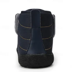 Online OUKU Men's Insulated Winter Snow Boots – Waterproof Slip-On Ankle Boots with Faux Fur Lining, Anti-Slip Sole for Outdoor Hiking & Cold Weather