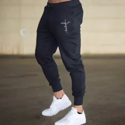 OUKU Men's Joggers Sweatpants Athletic Pants GYM Pants Pocket Drawstring Elastic Waistband Pants / Trousers Outdoor Sports & Outdoor Athletic Fall Breathable Soft Marathon Running Workout Tailored Fit