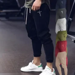 OUKU Men's Joggers Sweatpants Athletic Pants GYM Pants Pocket Drawstring Elastic Waistband Pants / Trousers Outdoor Sports & Outdoor Athletic Fall Breathable Soft Marathon Running Workout Tailored Fit