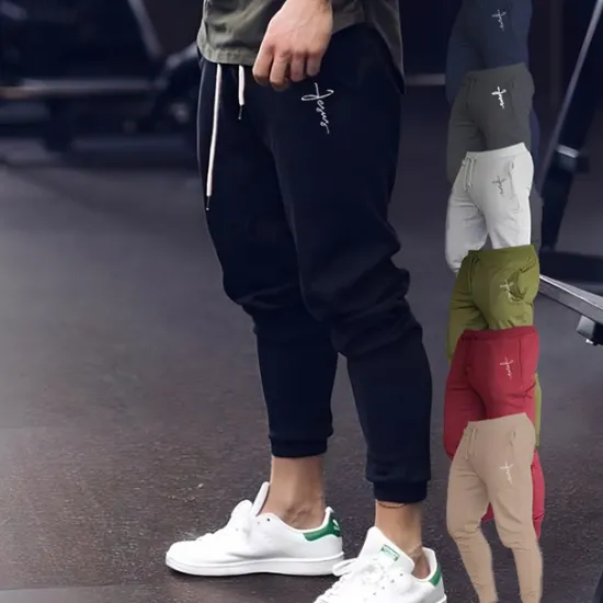 OUKU Men's Joggers Sweatpants Athletic Pants GYM Pants Pocket Drawstring Elastic Waistband Pants / Trousers Outdoor Sports & Outdoor Athletic Fall Breathable Soft Marathon Running Workout Tailored Fit
