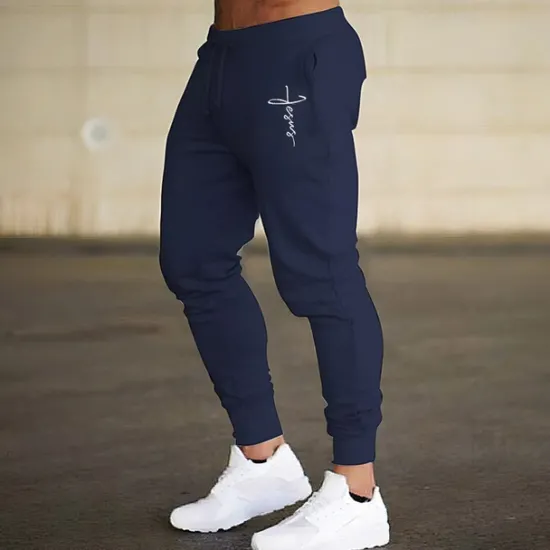 OUKU Men's Joggers Sweatpants Athletic Pants GYM Pants Pocket Drawstring Elastic Waistband Pants / Trousers Outdoor Sports & Outdoor Athletic Fall Breathable Soft Marathon Running Workout Tailored Fit