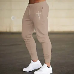 OUKU Men's Joggers Sweatpants Athletic Pants GYM Pants Pocket Drawstring Elastic Waistband Pants / Trousers Outdoor Sports & Outdoor Athletic Fall Breathable Soft Marathon Running Workout Tailored Fit