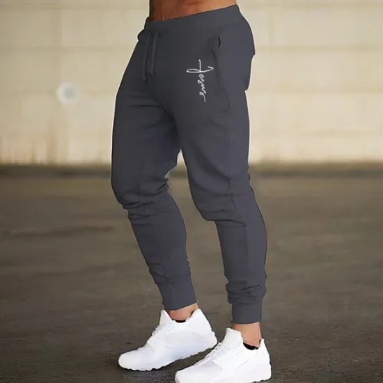 OUKU Men's Joggers Sweatpants Athletic Pants GYM Pants Pocket Drawstring Elastic Waistband Pants / Trousers Outdoor Sports & Outdoor Athletic Fall Breathable Soft Marathon Running Workout Tailored Fit