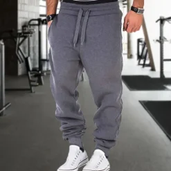 Clearance OUKU Men's Joggers Sweatpants Running Pants Athletic Pants GYM Pants Pocket Drawstring Pants / Trousers Outdoor Sports & Outdoor Athletic Quick Dry Lightweight Soft Marathon Running Workout Tailored Fit