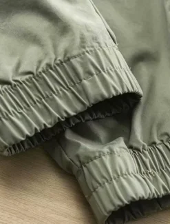Discount OUKU Men's Joggers Trousers Chinos Casual Pants Pocket Elastic Waist Plain Comfort Breathable Outdoor Daily Going out Fashion Casual Black Army Green