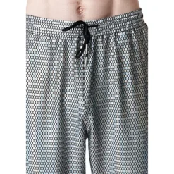 Clearance OUKU Men's Joggers Trousers Chinos Casual Pants Sequin Pants Drawstring Elastic Waist Shiny Metallic Solid Color Nightclub Disco Lights Casual Hip Hop Silver Black