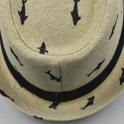 Online OUKU Men's Kentucky Derby Hat Sun Hat Party Hat White khaki Cotton Fashion Casual Street Daily Fish Sunscreen Breathable