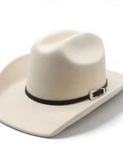 Discount OUKU Men's Kentucky Derby Hat Sun Hat Cowboy Hat Fedora Trilby Hat Black Camel Polyester Vintage Style Fashion 18th Century State of Texas Daily Theme Party Solid / Plain Color Sunscreen Cosplay