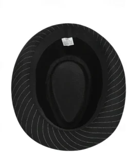 Sale OUKU Men's Kentucky Derby Hat Sun Hat Party Hat Dress Hat Black White Cotton Fashion Casual Street Daily Stripes Sunscreen Breathable