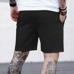 New OUKU Men's Knights Templar Cross Religion Sweat Shorts Beach Shorts Terry Shorts Mid Waist Vintage Casual Daily Holiday Streetwear Drawstring Elastic Waist 3D Print Designer Clothing Apparel