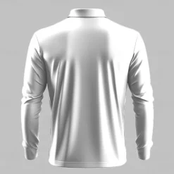 Online OUKU Men's Leopard Polo Shirts Golf Polos Shirts Long Sleeve Polo Shirts Collar Casual Vacation Party Evening Wear Dailywear Buttons 3D Print Spring Fall Winter White