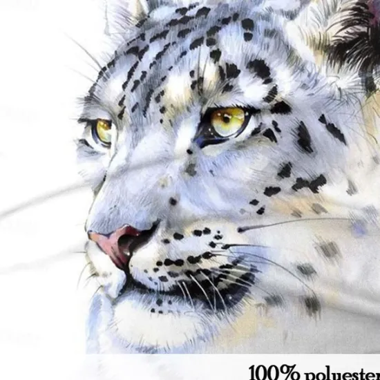 Online OUKU Men's Leopard Polo Shirts Golf Polos Shirts Long Sleeve Polo Shirts Collar Casual Vacation Party Evening Wear Dailywear Buttons 3D Print Spring Fall Winter White