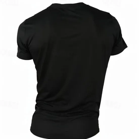 Sale OUKU Men's Letter Graphic Prints T Shirt Graphic Tee Cotton Short Sleeve Graphic Shirt Black White Pink Comfortable Tee Outdoor Street Fashion Designer Clothing