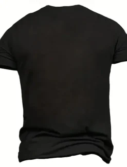 Outlet OUKU Men's Letter Printed Beer T Shirt Tee Top Cotton Short Sleeve Graphic Shirt Black Dark Grey Comfortable Tee Street Sports Outdoor Fashion Designer Clothing