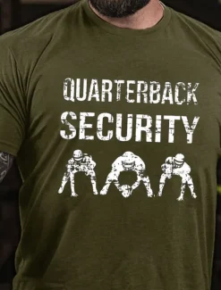 Online OUKU Men's Letter Printed Super Bowl American football T Shirt Tee Top 100% Cotton Short Sleeve Graphic Shirt Heather Gray Black White Comfortable Tee Vacation Street Fashion Designer Clothing