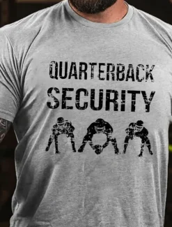 Online OUKU Men's Letter Printed Super Bowl American football T Shirt Tee Top 100% Cotton Short Sleeve Graphic Shirt Heather Gray Black White Comfortable Tee Vacation Street Fashion Designer Clothing