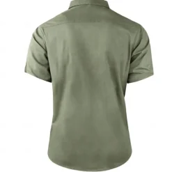 Clearance OUKU Men's Letter Printed Work Shirt Western Shirt Cargo Shirt Short Sleeve Casual Tactical Sports & Outdoor Going out Summer Spring Turndown Print Army Green Khaki Dark Blue