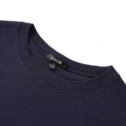 Sale OUKU Men's Letter T Shirt Short Sleeve Shirt 100% Cotton Short Sleeve Graphic Shirt White Navy Blue Gray Comfortable Tee Vacation Street Fashion Designer Clothing
