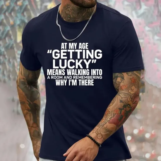 Best OUKU Men's Letter T Shirt Tee Top 100% Cotton Short Sleeve Graphic Shirt Black White Dark Blue Comfortable Tee Sports Outdoor Holiday Fashion Designer Clothing