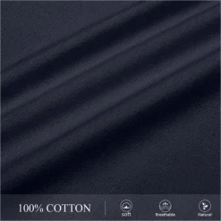 Best OUKU Men's Letter T Shirt Tee Top 100% Cotton Short Sleeve Graphic Shirt Black White Dark Blue Comfortable Tee Sports Outdoor Holiday Fashion Designer Clothing